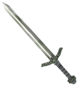 A sword similar to the one used by the Squire