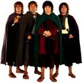 Hobbits from Lord of the Rings.