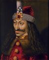 A historic portrait of Vlad Tepes III, aka Vlad the Impaler