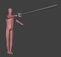 Early model of the unit found in the files of the Closed Alpha under the name "rapier".