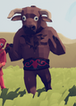 An example of the Minotaur's older appearance. Note that it has no shoulder pad and that its belt is differently colored.